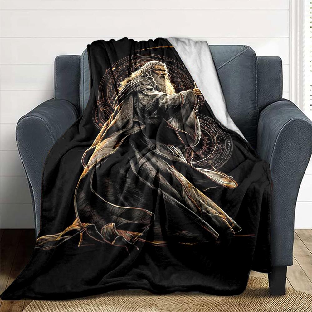 Lord Rings Blanket Soft Warm Cozy Perfect for Office Picnics Office Chair for All Occasions Warmthful Decor Birthday Christmas Gift Blanket