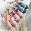 Fashion Winter Cotton Warm Men Women Slippers Slides Washable Bedroom Indoor Coral Fleece Slipper Home Cotton ShoesTravel Footwear