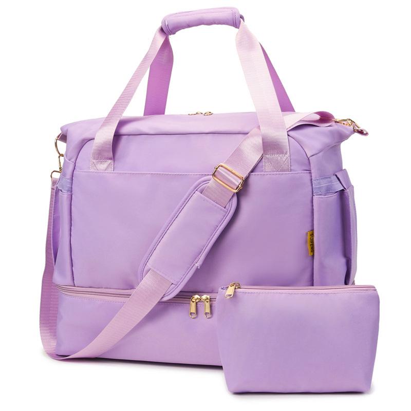 New fitness duffel bag, breathable, waterproof and durable, dry and wet separation, large-capacity sports multi-functional maternity bag