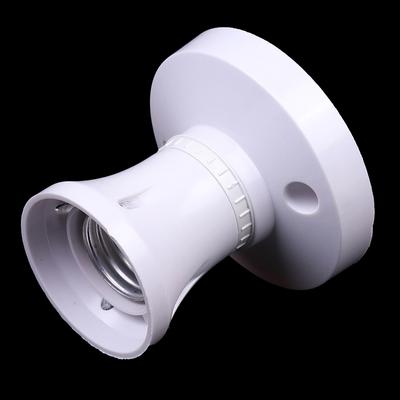 Portalampada a Vite E27 per Soffitto Portalampada LED Base per Illuminazione LED da Tavolo Presa Portalampada Rotondo Resistente al Calore