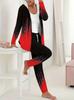 1116 Women's Clothing Autumn and Winter New 1D Digital Printing Casual Fashion Hooded Top Trousers Suit Women