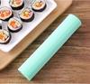 Silikon Handrullad Sushi Rullgardin Bambuimitation Japanskt Sushi Rullverktyg Lätt att Rengöra Ingen Mögel Sushi Matta Bärbar
