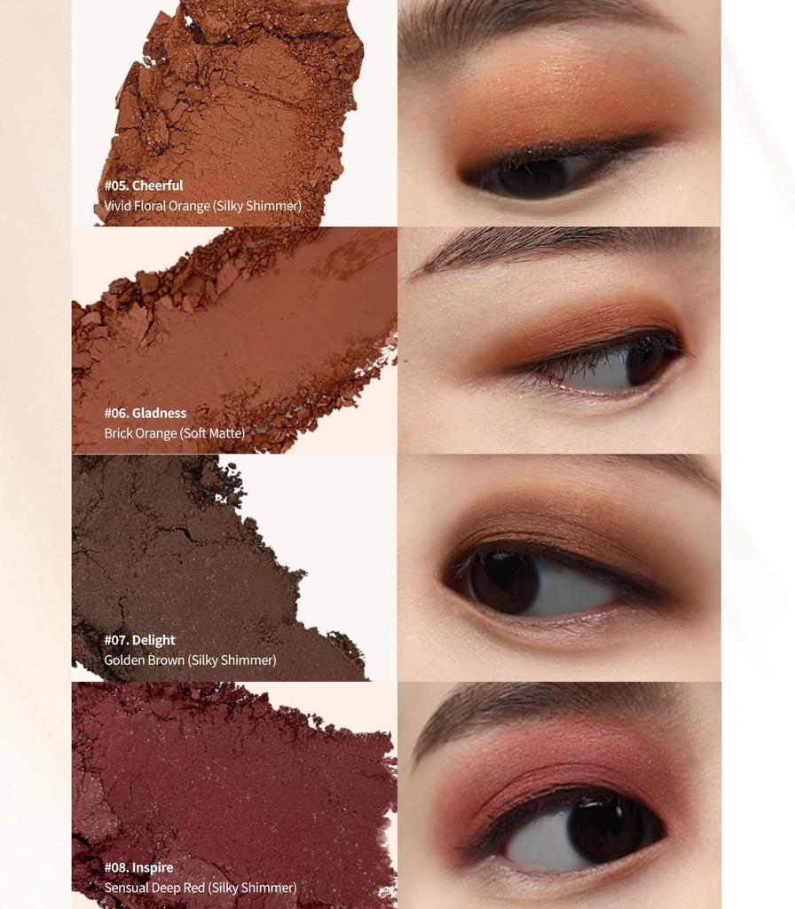 Dote On Mood Eye Palette Vermilion [Heart Percent] (03 Facets)