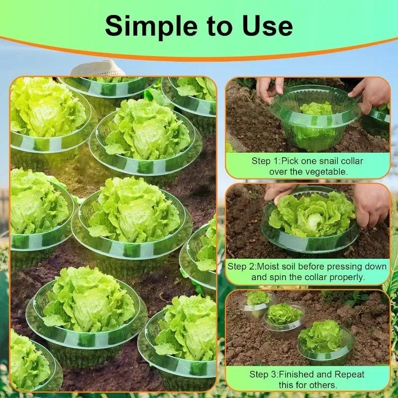 10pcs Garden Snail Collar Guard Plants Slug Protection Rings Flower Pot Cabbage Cover Plant Pest Control Trapper Garden Tools