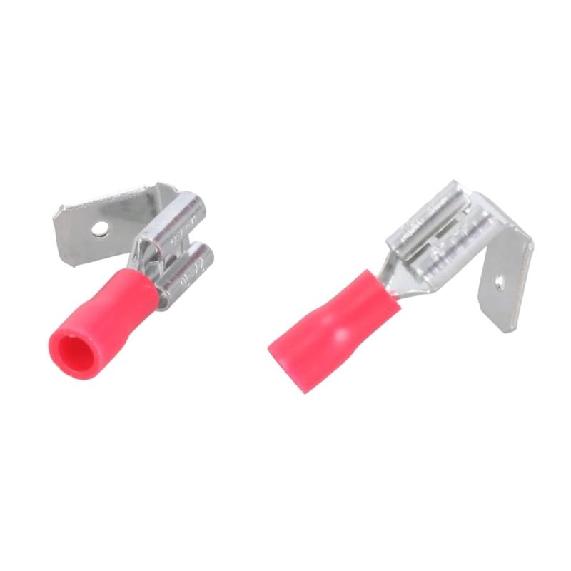 Pack Of 30/40 Quick Disconnect Piggybacks Spades Connectors Half Insulated Crimps Terminals Crimps Terminals Assortment set