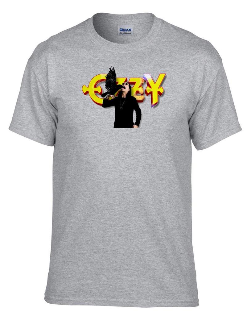 Ozzy Osbourne Rock and Roll Music Rock Grey Kids T-Shirt -121_SZ-Kids-