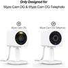 Wall Mount for Wyze Cam OG & Wyze Cam OG Telephoto, Weatherproof Protective Cover and 360 Degree Adjustable Wall Mount Bracket for Wyze Indoor