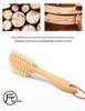Dual-Sided Long Handle Solid Wood Boar Bristle Nail Brush