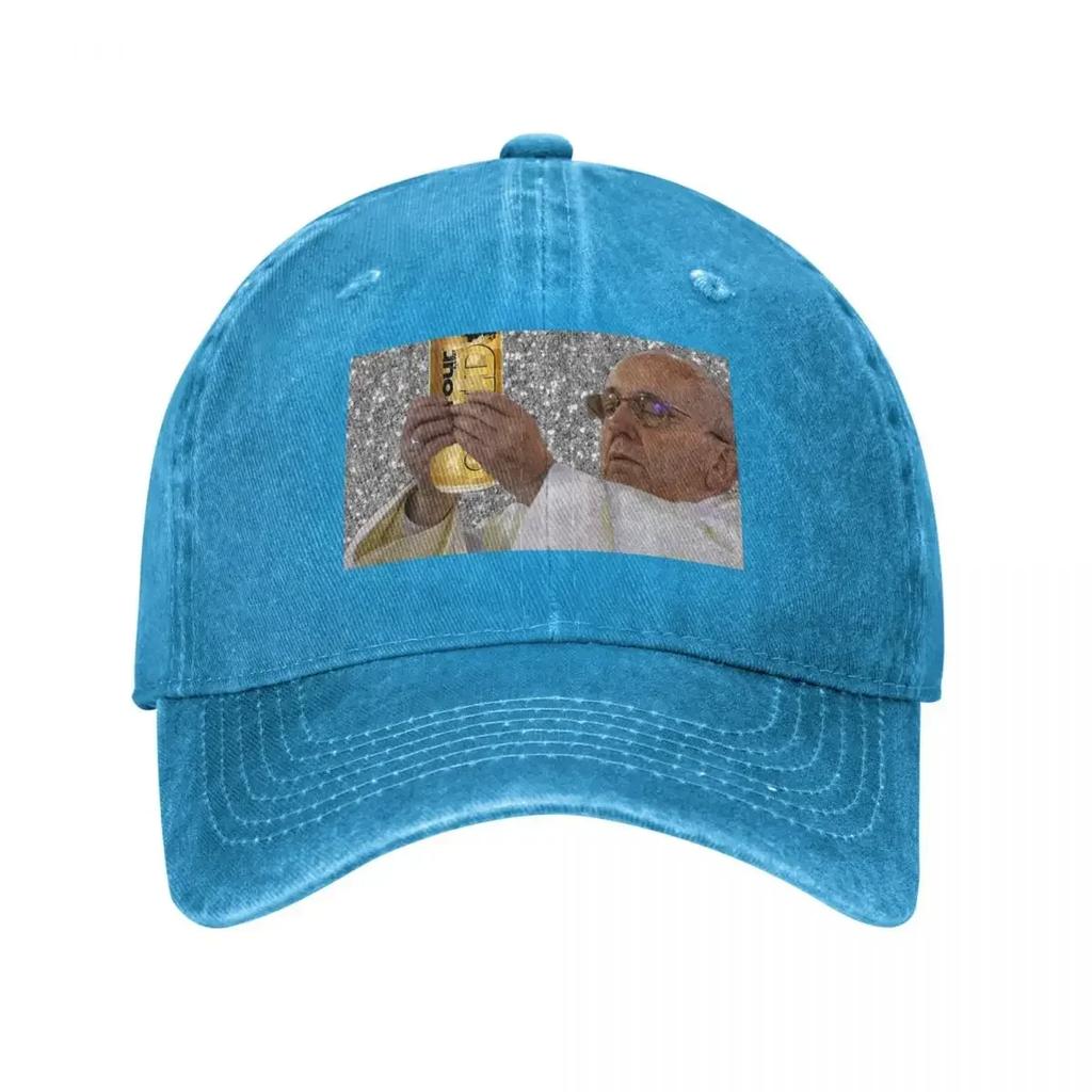 Pope with Gold Four Loko Baseball Cap Bobble Hat Cosplay Mens Womens