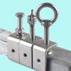 304 Stainless Steel Tiger C-Clamp U-Shaped Fixture with Hand-Tightened Eyebolt