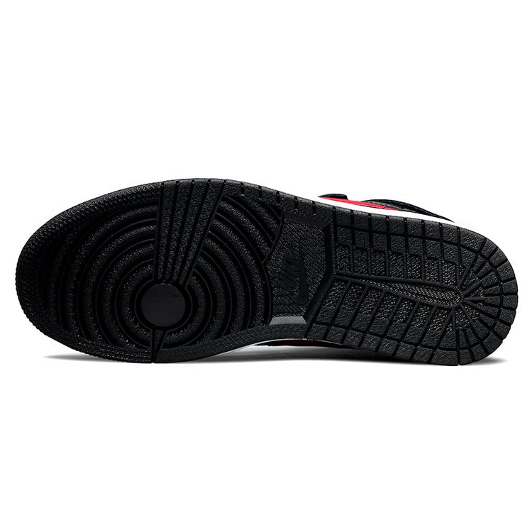 Jordan 1 High FlyEase Black Gym Red Smoke Grey CQ3835-006