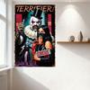 Terrifier Vintage Horror Clown Metal Tin Sign, Circus Theme Dark Carnival Movie Poster Plaque for Man Cave Home Decor