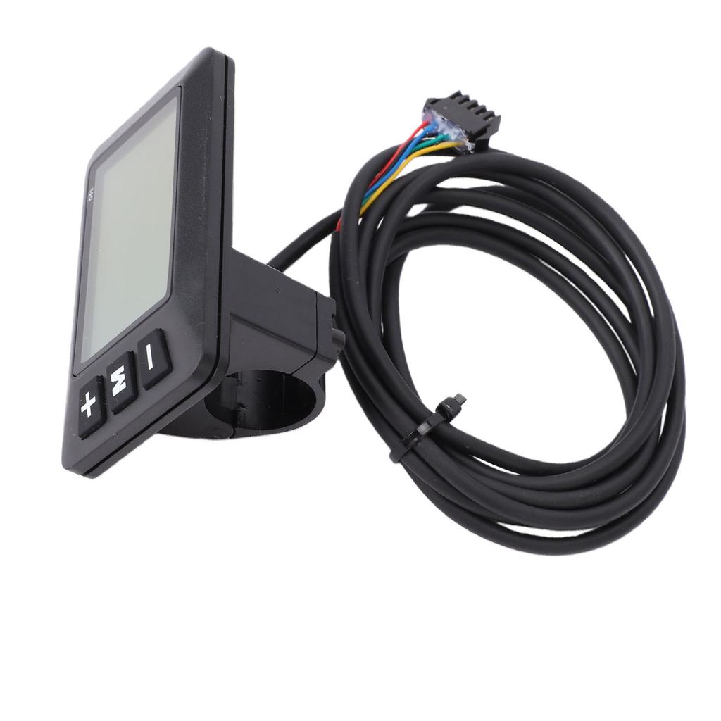 Electric Bike LCD Display Meter Speed Battery Display Bike Control Panel with Water Proof SM 5Y Connector for