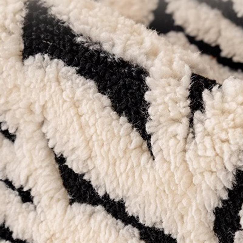 Thicken Stripe Plush Sofa Cover for Living Room Winter Warm Anti-slip Sofa Cushion Dust-proof Couch Towel Furniture Protector