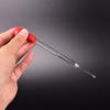 2Pcs Rubber Head Glass Pipettes Dropper Lab Glassware Tool For Veterinary Test