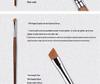 Tapered Wool Animal Hair Makeup Brush for Eyeshadow, Blending, Concealer, and Lip & Brow Application.