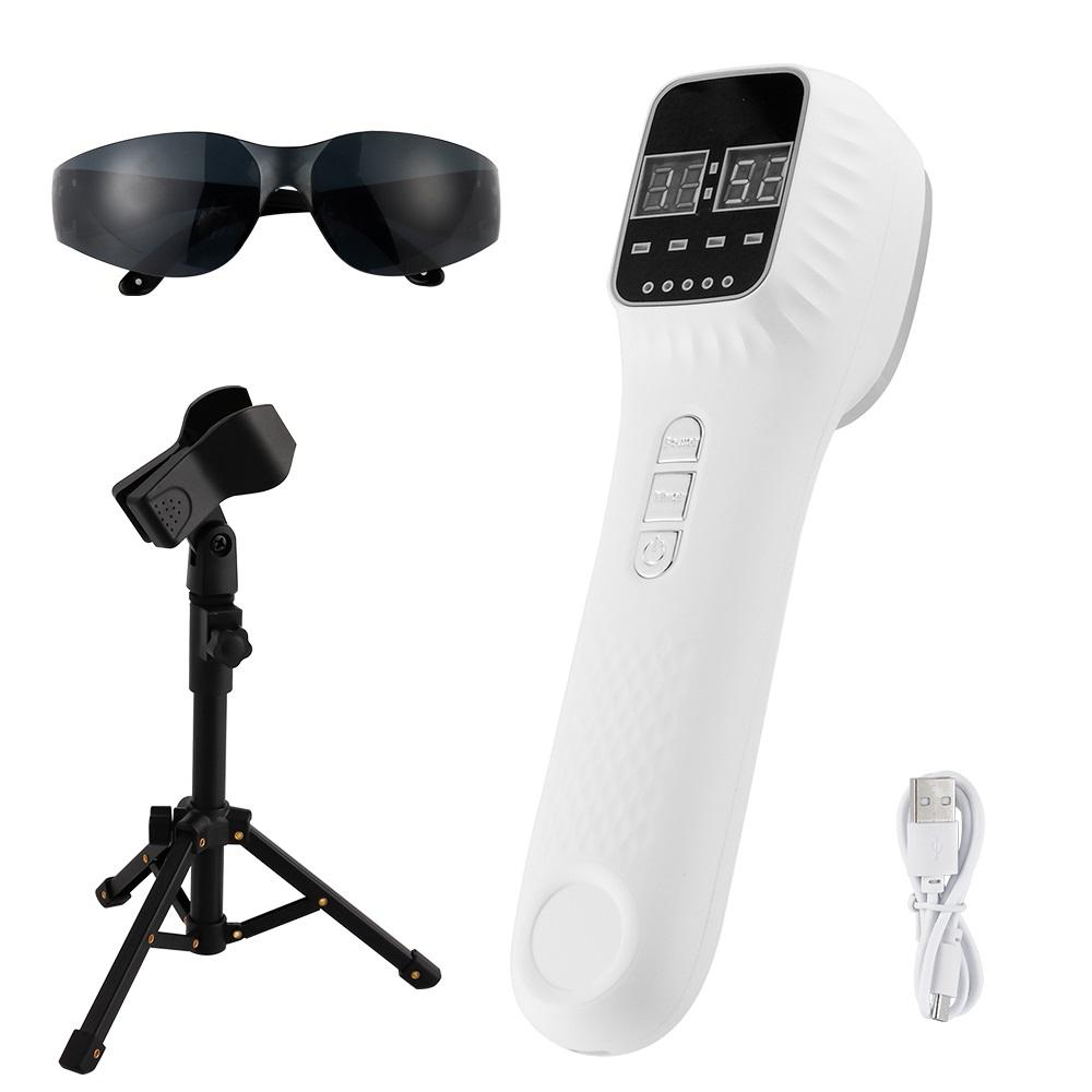 

650nm+808nm Infrared Handheld Face Body Red Light Beauty Device Skin Rejuvenation Muscle Joint Body Fatigue Relief Health Care білий