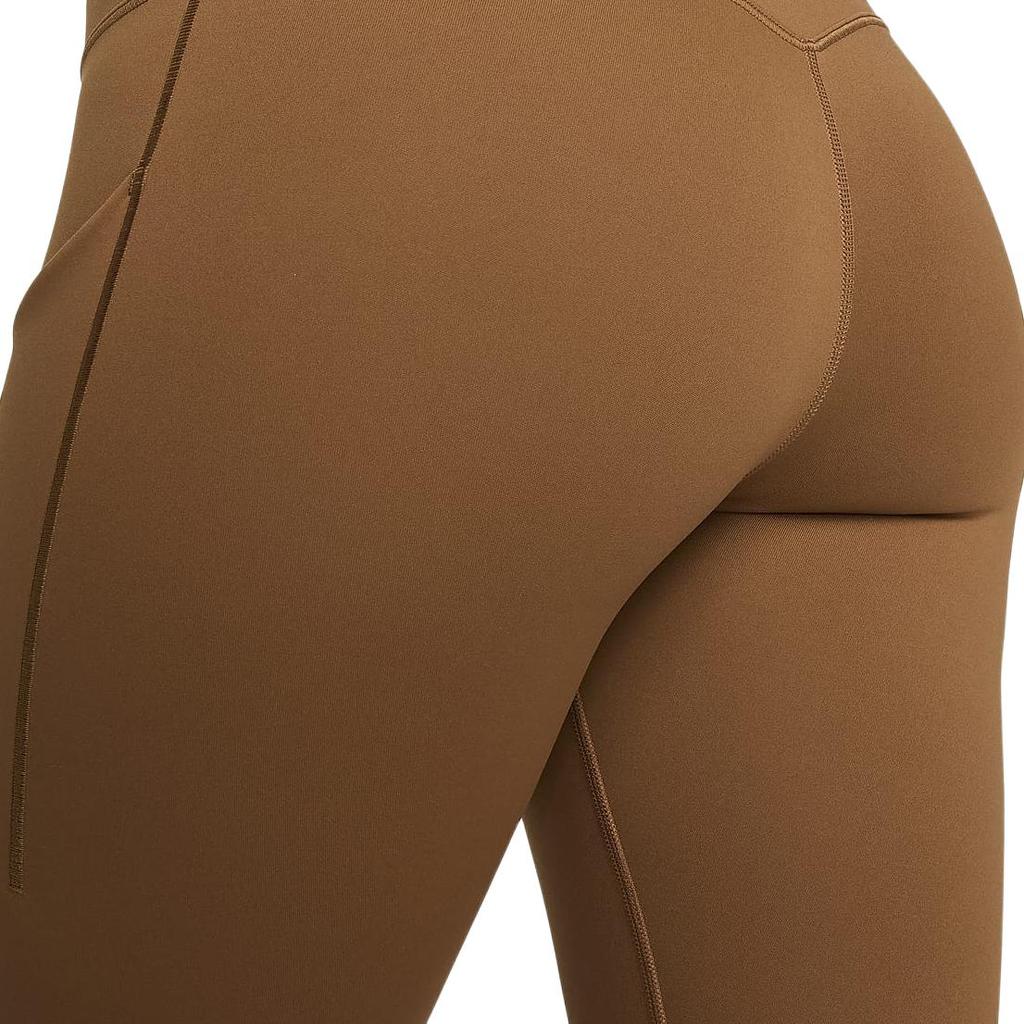 Nike Universal Breathable Quick-Dry High-Waist Pocket Leggings Women leggings Light-British-Brown DQ5898-281