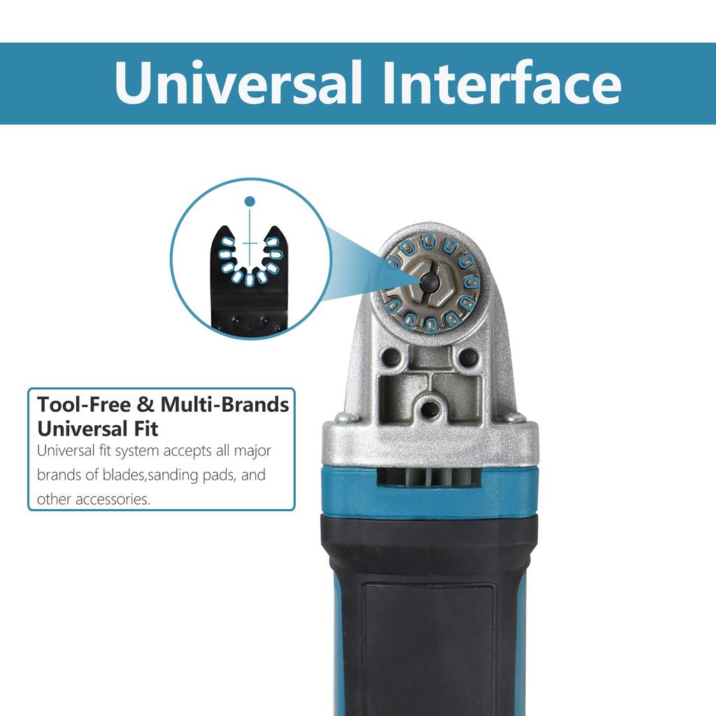 600W Portable Multifunctional Electric Trimmer Saw DIY Home Improvement Tool Renovator Quick Release Oscillating Tool