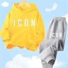 Spring Autumn New Fashion Kids Tracksuits 3-12 Years Boys and Girls Casual Sports Hoodie Tops+Pants 2PC Sets Children's Clothing