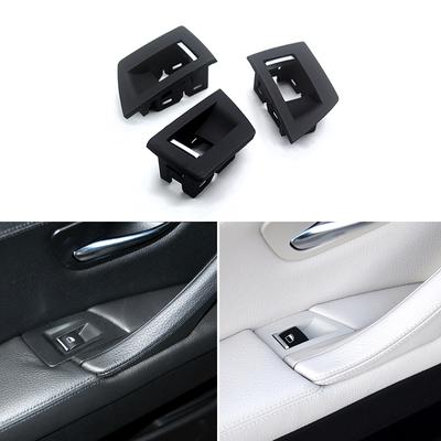 3pcs Car Interior Passenger Door Window Lifting Adjust Switch Button Cover For BMW 5 Series F10 F11 F18 520i 523i 525i 528i