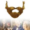 Dress Up Fake Beard Makeup Flannel Beard Fake Beard Costume Realistic Halloween Beard Fake Mustaches Cosplay Dress up Brown