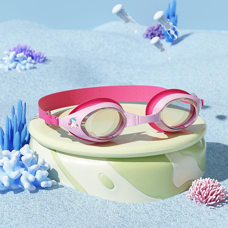 Unicorn Childrens Swimming Goggles With Antifog Waterproof Pc Lenses For Kids Pool Safety UnicornBag