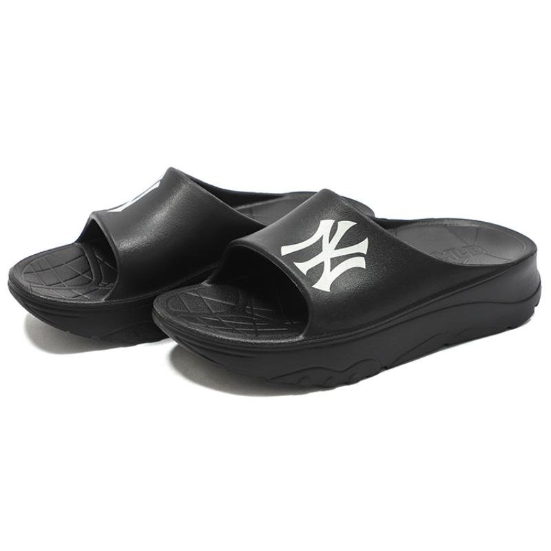 MLB Hausschuh Gummisohle Rutschfest Schlittschuhe Unisex Schwarze Sneaker 3ALPAA123-50BKS
