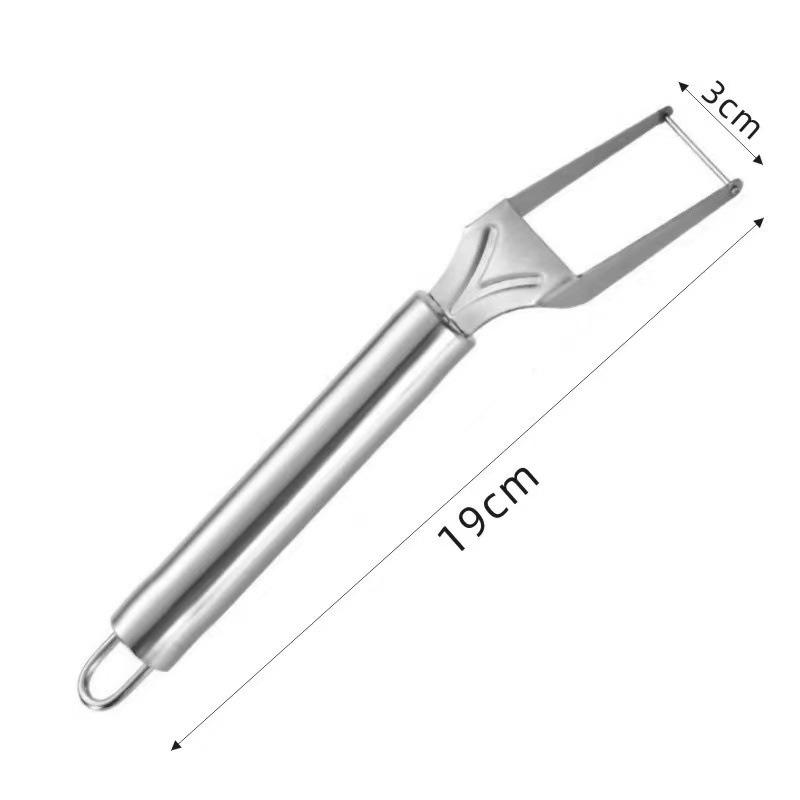 2 in 1 Watermelon Fork Slicer Multi-purpose Watermelon Slicer Cutter Knife Stainless Steel Kitchen Fruit Divider Cutting Fork