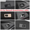 Car Rear Trunk Electric Switch Door Button Sequ Decoration Cover Trim Interior Accessories For Renault Grand Koleos 2024 2025