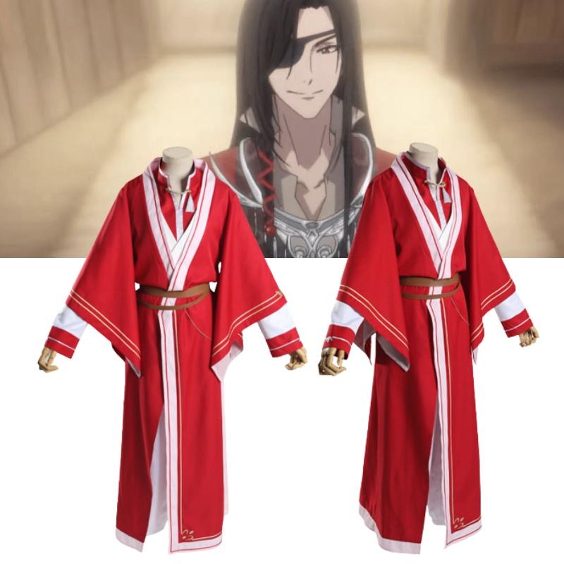 Officials Blessing Heaven Ghost King Hua Cheng Cosplay Costume Set Props Party