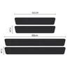 For Mercedes Benz W245 W246 W247 Edition 1 B-Class Carbon Fiber Threshold Auto Protector Anti Friction Car Door Sills Stickers