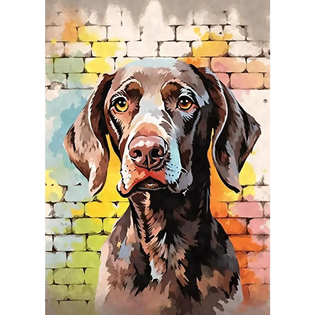 Cute Pet Dogs Graffiti Poster Prints Aesthetic Pug Dachshund Maltese Dog Wall Art Canvas Painting Home Kids Room Decor Picture