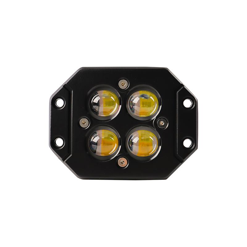 

5 40 Вт светодиодный рабочий фонарь для скрытого монтажа для автомобиля, грузовика, внедорожной лодки, 4WD Atv, точечный луч, светодиодные модули, противотуманные фары для вождения, 12 В-60 В 1 piece