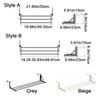 Carbon Steel Radiator Drying Rack Wall Mounted Space Saving Clothes Drying Rack Folding Shoes Storage Rack Balcony
