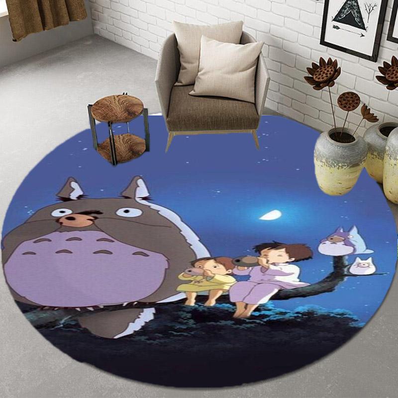 2023 Animation Cartoon 3D Rugs Round Mats Round Rugs Bathroom Mats Home Decoration Kitchen Rugs Living Room Rugs Non-slip Rugs
