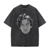 2026 Hot Sale Washed Vintage The 1975 about You Print T-shirt Being Funny in A Foreign Language Album Tshirt Men Women Hip Hop Casual T Shirt