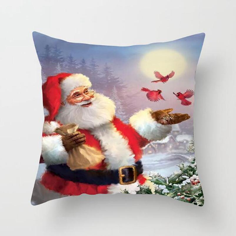 santa throw pillow