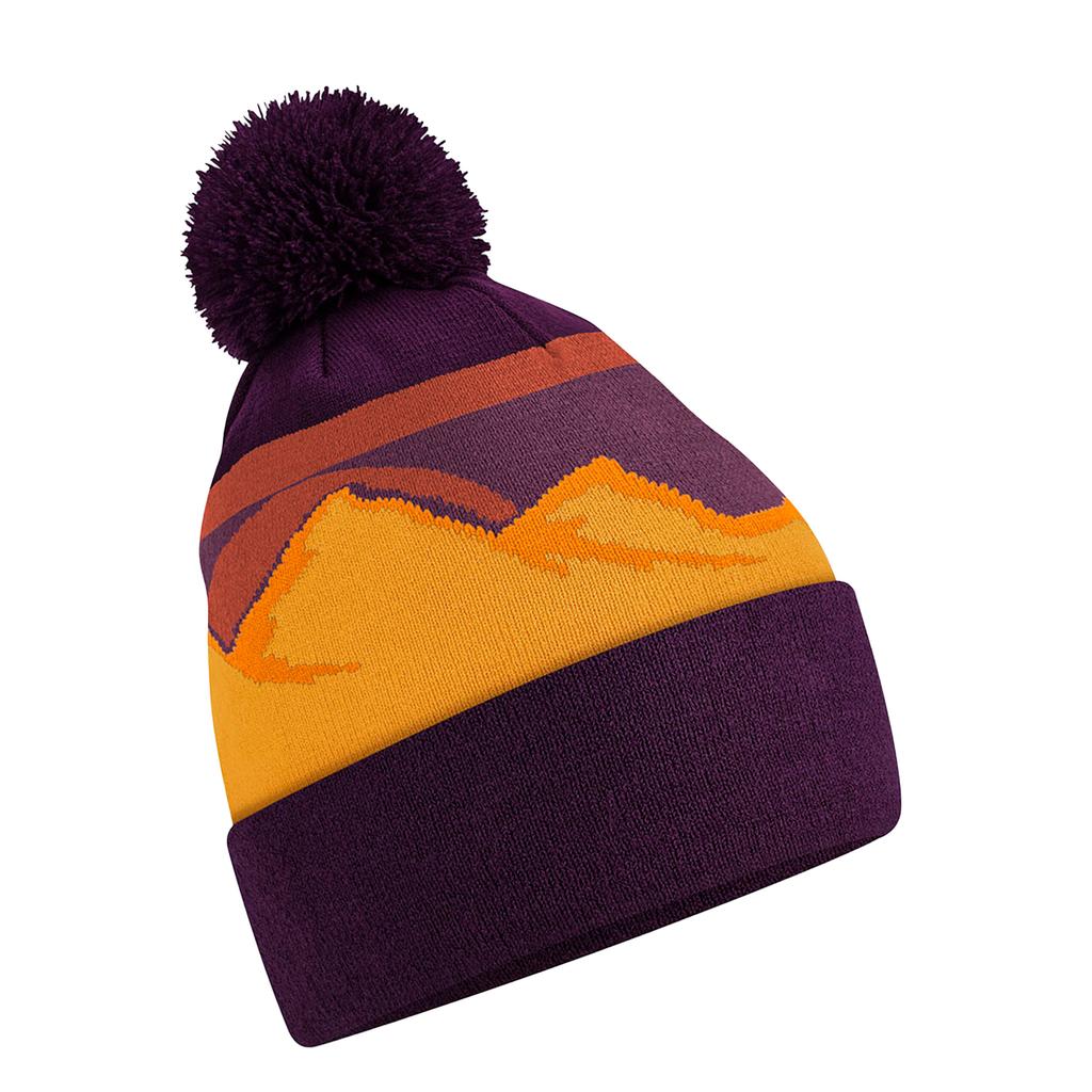 Mountain Pom Pom Beanie