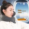U-Shaped Travel Neck Pillow for Sleep Support In Car, Train, Plane, or High-Speed Rail