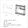 Stove Side Rack Tower Black Next to Stove Stove Gap Rack Stove Back Rack Kitchen Storage Kitchen Gap Storage Surrounding Storage Shelf Spice Rack