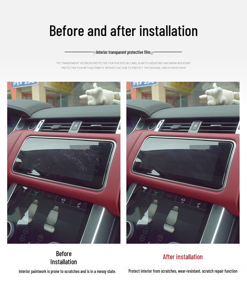 Range Rover Evoque 17-25 Model Screen Sticker TPU Decorative Clear Film