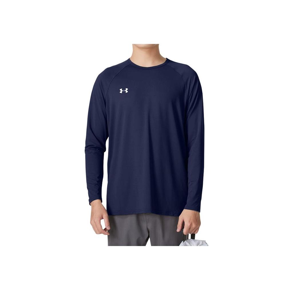Under Armour Navy Quick-Dry Breathable Long Sleeve T-Shirt Unisex Tops 24600601-409