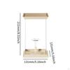 Clear Figure Display Case Doll Box Dustproof Multipurpose Storage Organizer Toy