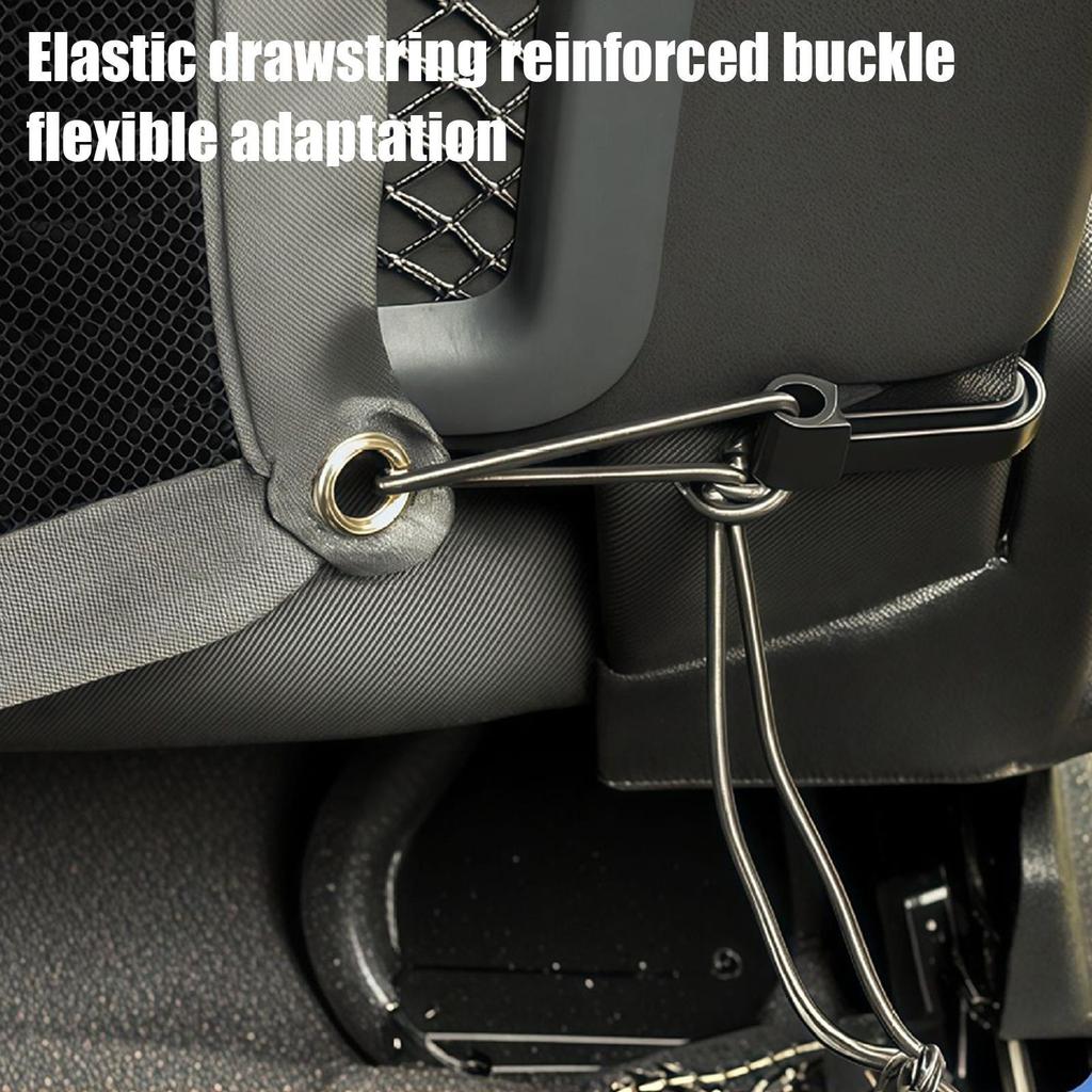 Dog Net For Car Protective Backseat Dog Divider Heavy-Duty Foldable Isolation Net Non-slip Car Accessories For Safe Driving Pet