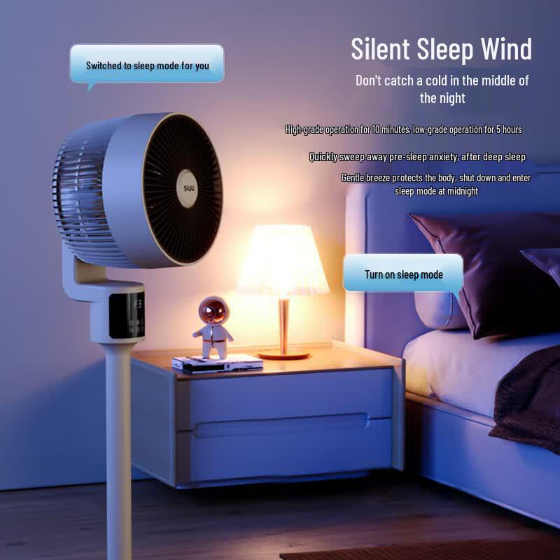 Xiyou Air Circulating Floor Fan, Detachable with Large Airflow CN Plug (adapter Included)