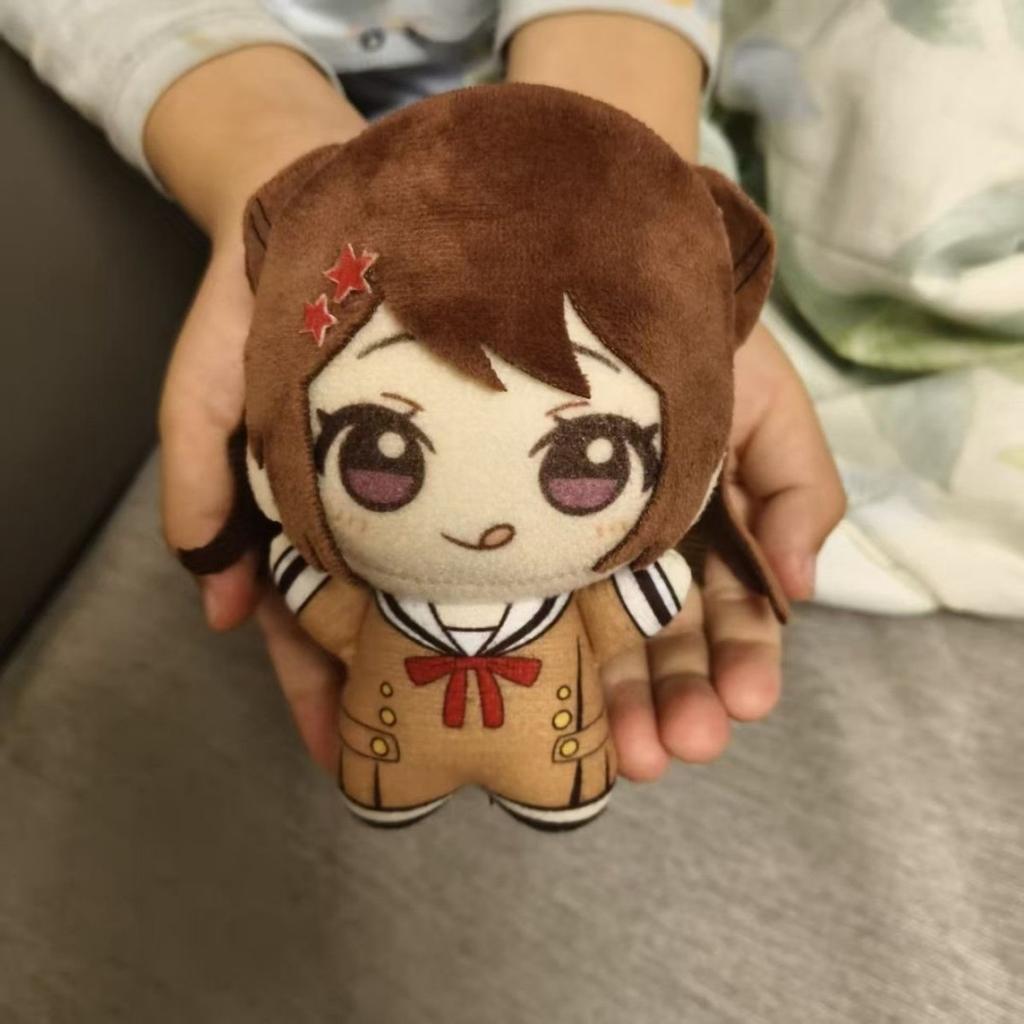 Anime Bang Dream Toyama Kasumi Plush Doll Pendant 10Cm Fans Collect Body Kasumi Toyama Plusie Toy Holiday Birthday Gifts