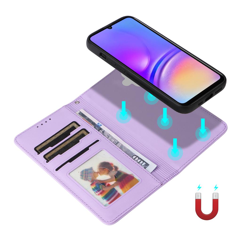 For Samsung Galaxy A06 4G Magnetic Case BETOPNICE Detachable PU Leather Phone Cover with Strap