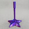 Fidget Spiral Toy, 5 Pointed Star Radish Tower Stress Reliever, Magic Rotating Sensory Toy with Color Changing Gradient, Desk Toy for Adults