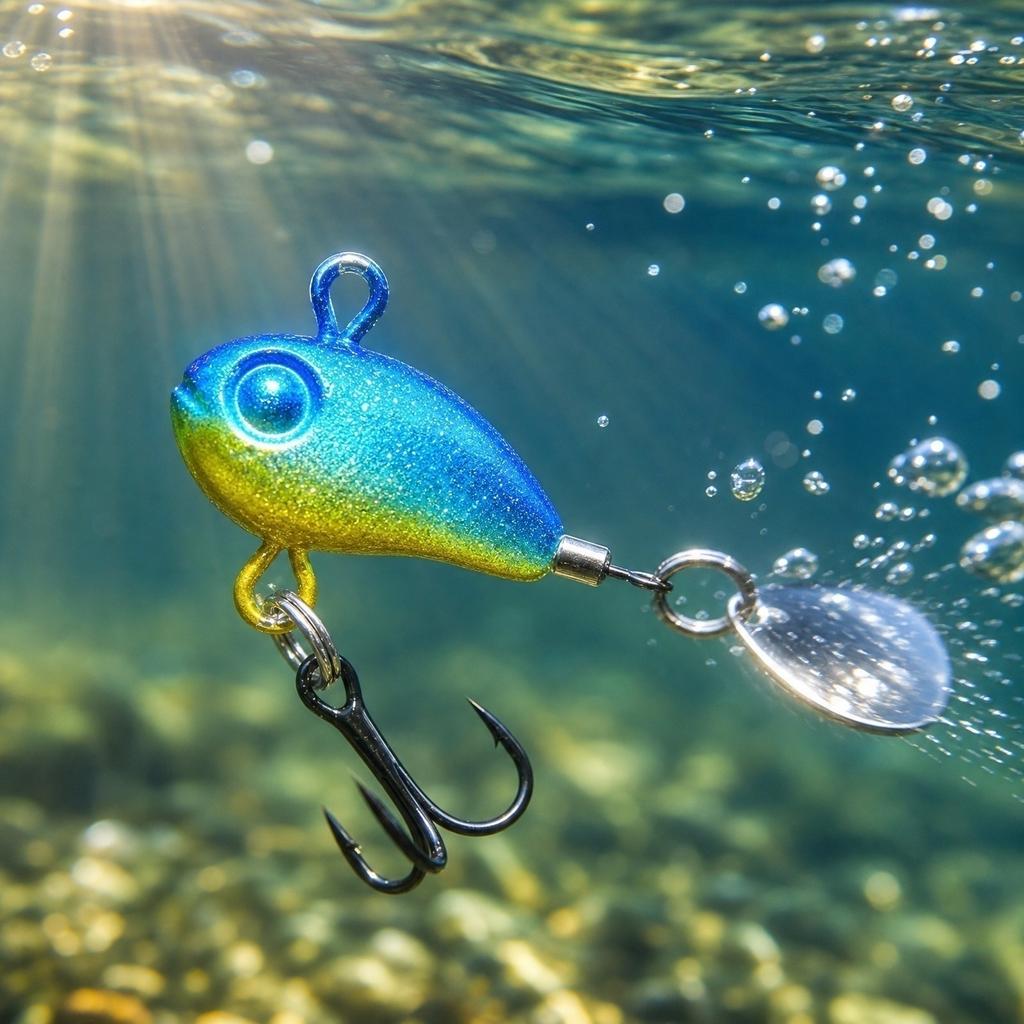 VIB Fishing 8g with Rotating for All Depth Casting